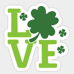 Irish Love Design Sticker